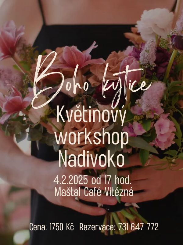 Květinový workshop Boho kytice